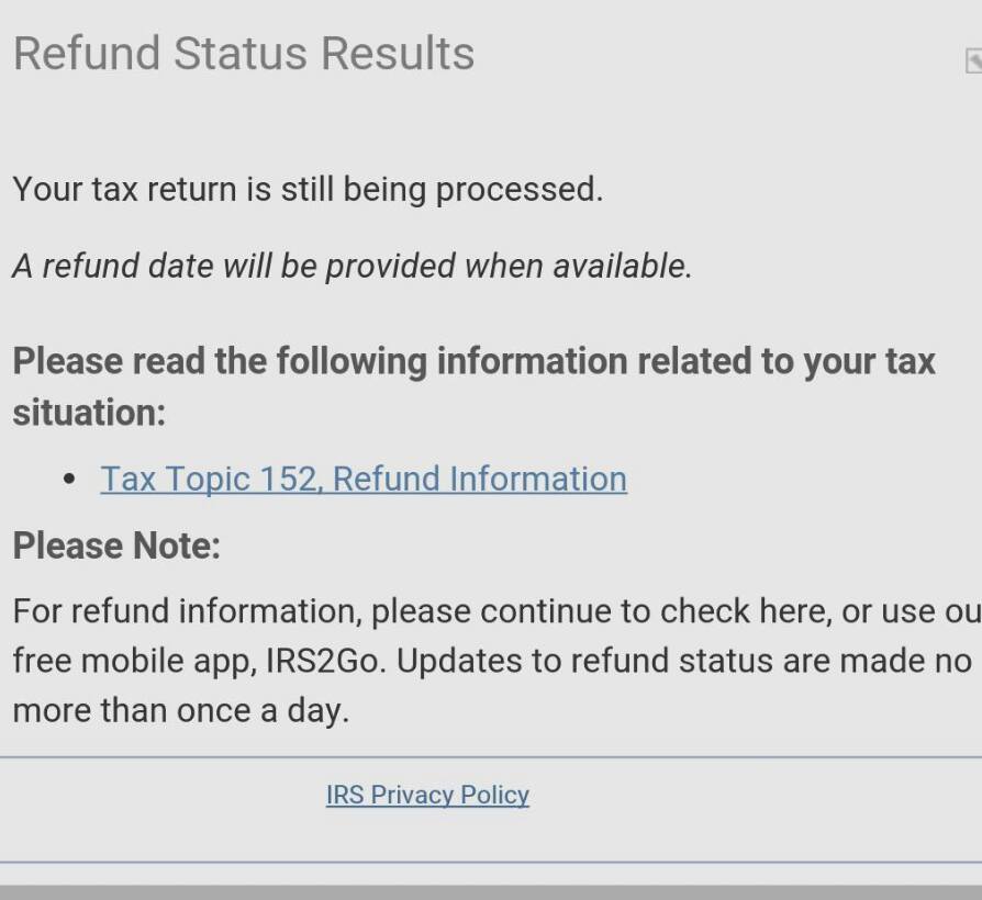 How to you use the IRS Where's My Refund tool?