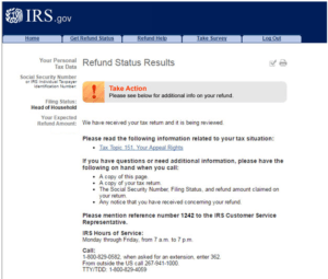 my refund status my refund status