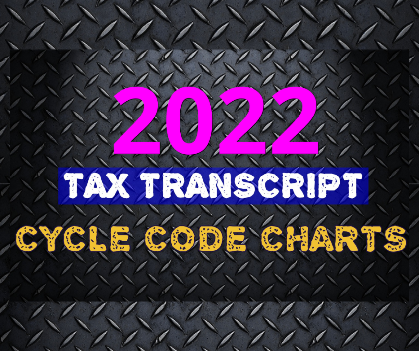 Tax Transcript Cycle Code Charts Where S My Refund Tax News