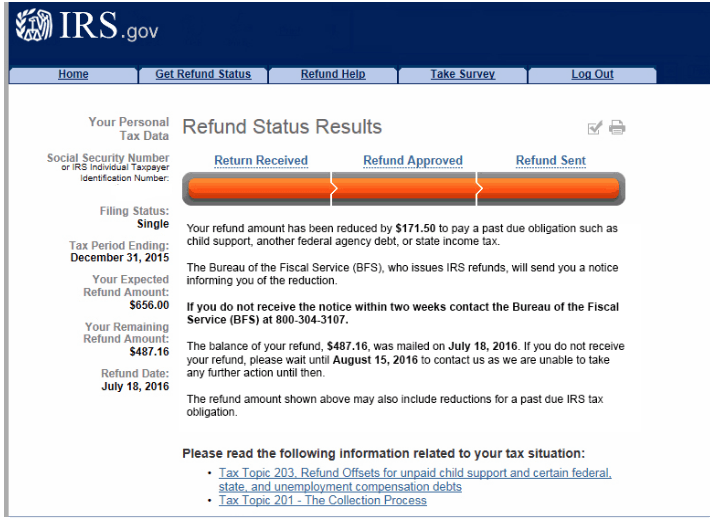 Refund Status ⋆ Wheres My Refund Tax News And Information 6726