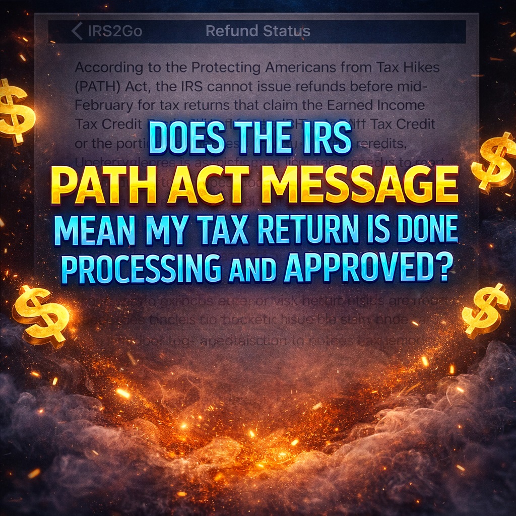 PATH ACt Mean My Return Is Done Processing