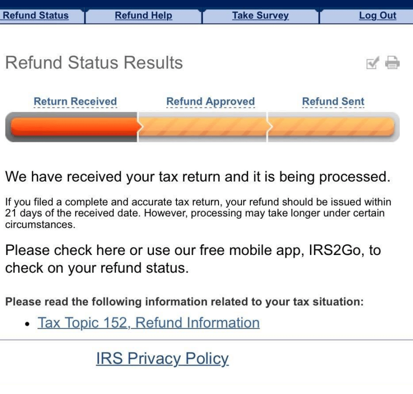 Did your Tax Return get selected to take part in the IRS Test Batch