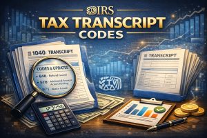 Tax Transcript Codes 300x200