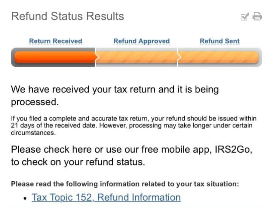 Check The Status Of My Refund