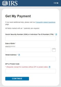 Get My Payment Stimulus Payment Tracker