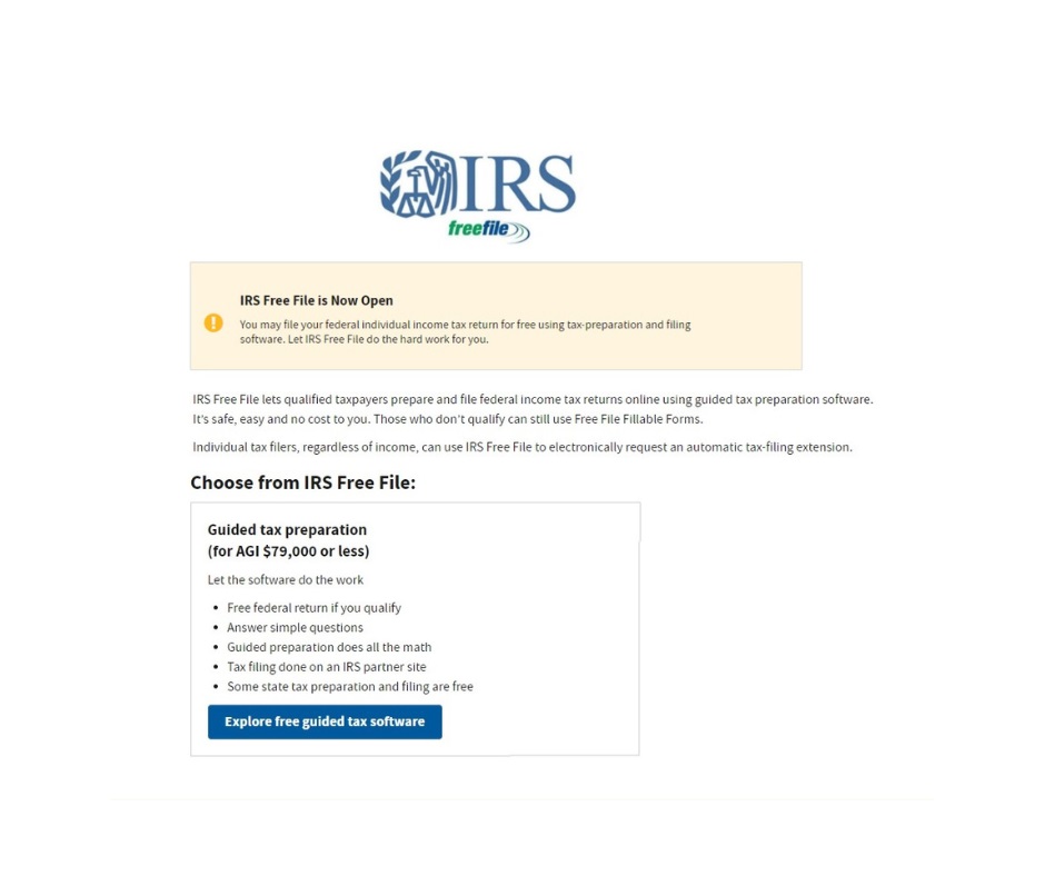 IRS Free File Opens Jan. 12, 2024! ⋆ Where's My Refund? Tax News