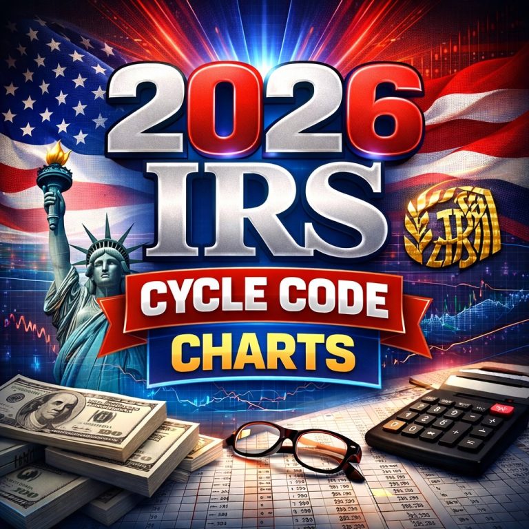 2026 Tax Transcript Cycle Code Charts ⋆ RefundTalk.com