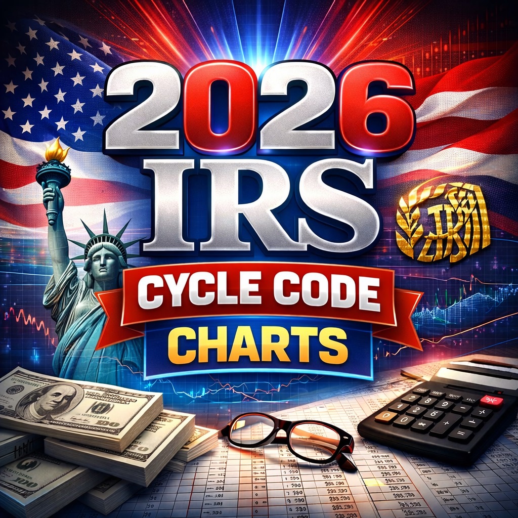 2026 IRS Cycle Code Charts