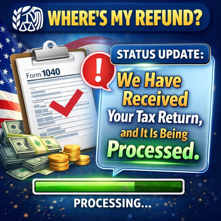 IRS Refund Status “We Have Received Your Tax Return and It Is Being ...