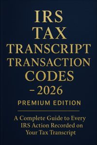 IRS Tax Transcript Transaction Codes Guide 2026 200x300