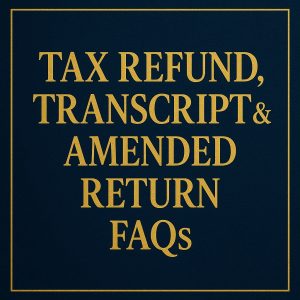 Tax Refund FAQs 300x300