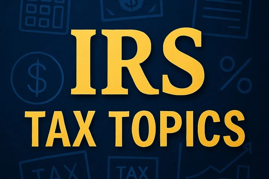 Irs Tax Topics2